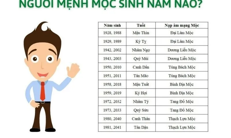 Tổng quan về mệnh Mộc